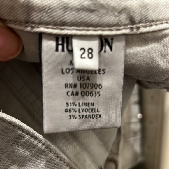 Hudson Jeans linen in Light Tan - Picture 6 of 6